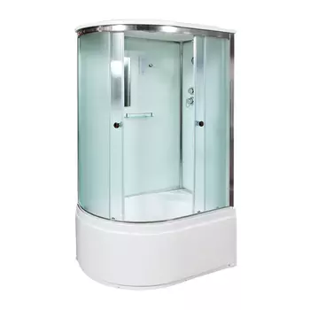 Душевая кабина AvaCan 120x90 D512SREL стекло матовое, профиль хром, с электрикой, правая