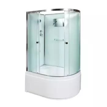 Душевая кабина AvaCan D120L 120x80 стекло матовое, профиль хром, левая