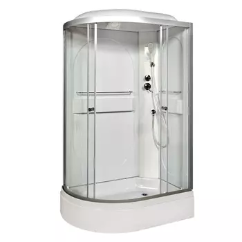 Душевая кабина AvaCan L520REL 120x80 стекло прозрачное, профиль хром, правая