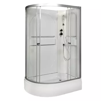 Душевая кабина AvaCan L520RN 120x80 стекло прозрачное, профиль хром, правая