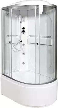 Душевая кабина AvaCan L620LGM+EL 120x80 стекло прозрачное, профиль хром, левая