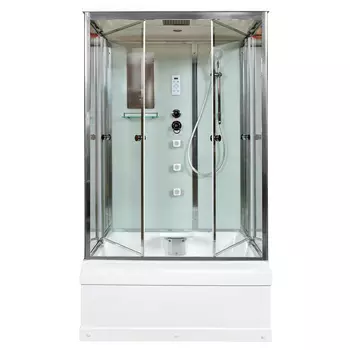 Душевая кабина AvaCan V1245 120x90 стекло прозрачное, профиль хром