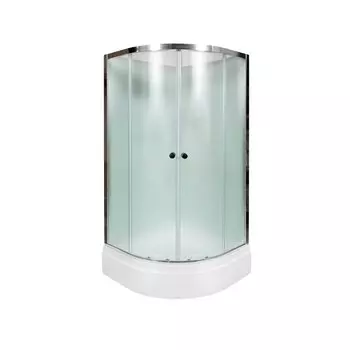 Душевая кабина DTO D D271 100x100 стекло матовое, профиль хром