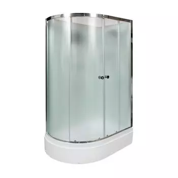 Душевая кабина DTO D D272 R 120x80 стекло матовое, профиль хром