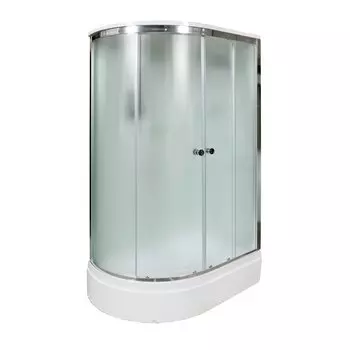 Душевая кабина DTO D D272S+ эл. R 120x80 стекло матовое, профиль хром