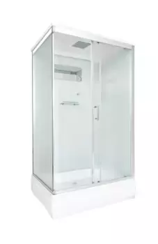 Душевая кабина DTO D 229S 120x90 стекло матовое, профиль глянцевый хром