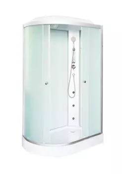Душевая кабина DTO LM 120x80 LM902RGM+EL правая, стекло матовое, профиль матовый хром