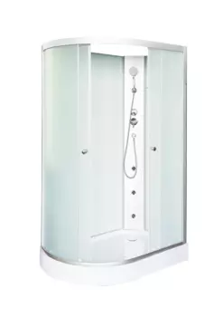 Душевая кабина DTO LM 120x80 LM902RNGM правая, стекло матовое, профиль матовый хром