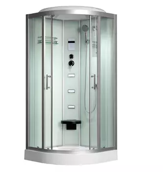 Душевая кабина Frank 90x90 F605-1 стекло прозрачное, профиль хром