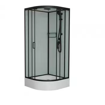 Душевая кабина Frank F409/1 Black 90x90