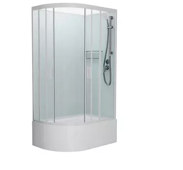 Душевая кабина Frank F412/2R White 120x80 без крыши