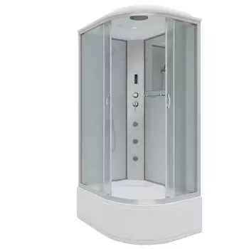 Душевая кабина Niagara Classic 120x80 NG-2310-14RP высокий поддон, стекло матовое, профиль серебро, правая