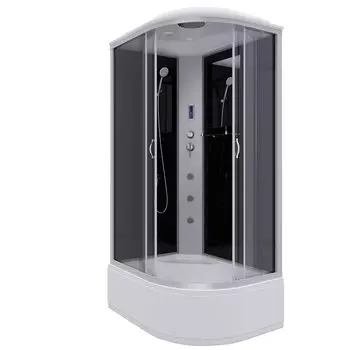 Душевая кабина Niagara Classic 120x80 NG-2510-14RP высокий поддон, стекло тонированное, профиль серебро, правая