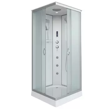 Душевая кабина Niagara Classic 90x90 NG-1101-14F низкий поддон, стекло матовое, профиль серебро