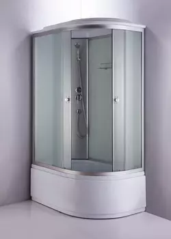 Душевая кабина Niagara Classic 120x80 NG-2310 высокий поддон, стекло матовое, профиль серебро, левая