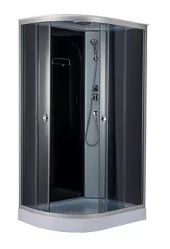 Душевая кабина Niagara Classic 120x80 NG-3512-14R низкий поддон, стекло тонированное, профиль серебро, правая