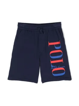 Ralph Lauren спортивные шорты с логотипом, синий