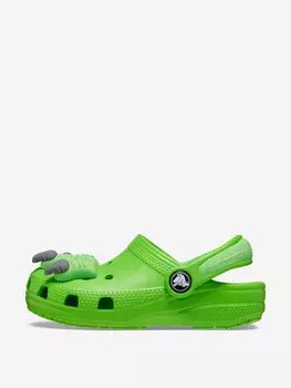 Сабо детские Crocs Classic I Am Dinosaur Clog T, Зеленый