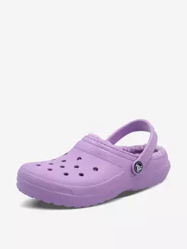 Сабо для девочек Crocs Classic Lined Clog K, Фиолетовый