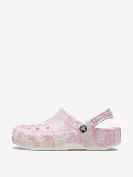 Сабо женские Crocs Classic Duke Print Clog, Розовый