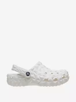 Сабо женские Crocs Classic Geometric Clog, Белый