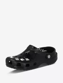 Сабо женские Crocs Classic Studded Clog, Черный