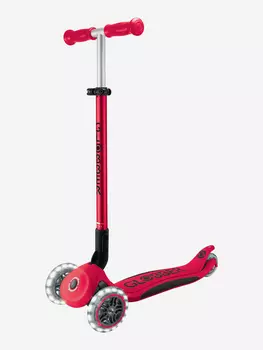 Самокат детский Globber Primo Foldable Plus Lights, Красный