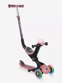 Самокат Globber GO UP DELUXE PLAY LIGHT, Розовый