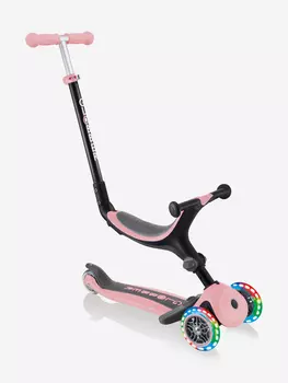 Самокат Globber GO UP FOLDABLE PLUS LIGHTS, Розовый