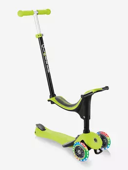Самокат Globber GO UP SPORTY PLUS LIGHTS, Зеленый
