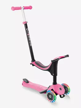 Самокат Globber GO UP SPORTY PLUS LIGHTS, Розовый