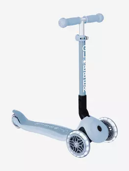 Самокат Globber JUNIOR FOLDABLE LIGHTS ECOLOGIC, Фиолетовый