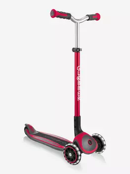 Самокат Globber MASTER LIGHTS, Красный