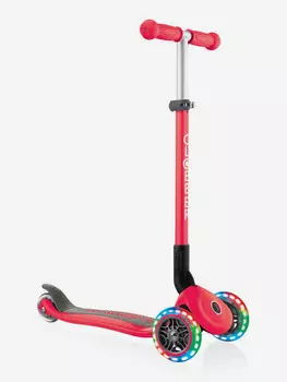 Самокат Globber PRIMO FOLDABLE LIGHTS, Красный