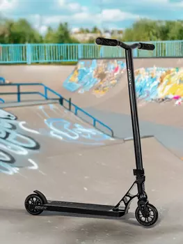 Самокат Grit Elite 5, 110 мм, Черный