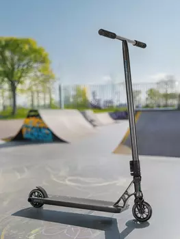 Самокат Grit Elite 6, 110 мм, Черный
