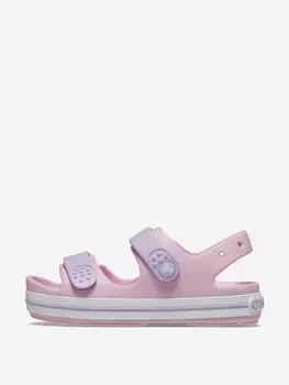 Сандалии для девочек Crocs Crocband Cruiser Sandal K, Розовый