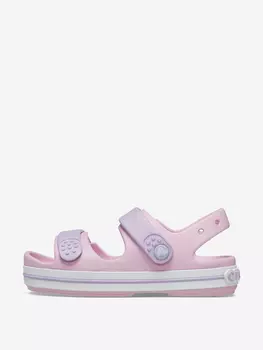 Сандалии для девочек Crocs Crocband Cruiser Sandal T, Розовый