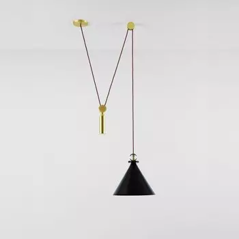 Подвесной светильник Shape up Pendant Cone Black