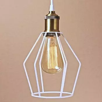 Подвесной светильник Wire Cage Pendant Trew White
