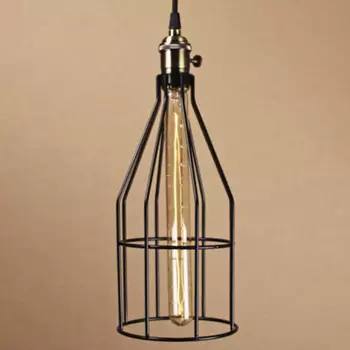 Подвесной светильник Wire Cage Pendant Twix Black