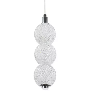 Подвесной светодиодный светильник Crystal Globule Hanging Lamp Chrome