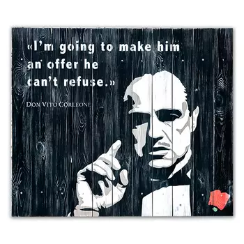 Постер Крёстный Отец Don Vito Corleone