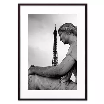 Постер Woman Statue in Paris