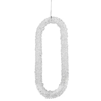 Подвесной светильник овальной формы Gilbertine Oval Crystal Hanging Lamp