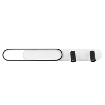 Потолочный светильник 2 спота с LED лентой Neoteric Black