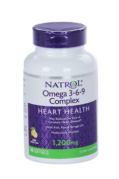Омега 3-6-9 комплекс Натрол, 60 шт, капсулы