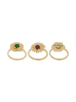 Набор колец 'Bouquet' Aurelie Bidermann, металлик