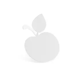 Крючок одинарный Fairytale apple white