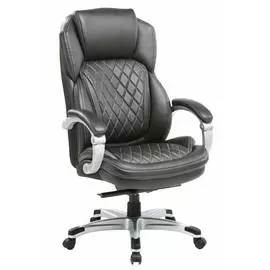 Кресло руководителя Бюрократ T-9915/BLACK черный рец.кожа/кожзам